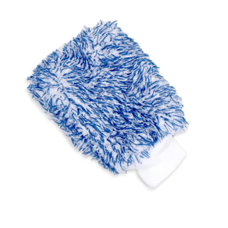 Car Cleaning Glove Soft Microfiber Thicken Plush Car Cleaning Tools Auto Detail Cleaning Mitt Double-faced Glove Car Accessories