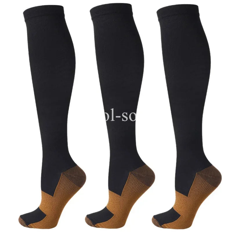 Compression Socks Running Football Sports Medical Nursing Socks for Flight Travel Pregnancy Edema Diabetes Varicose Veins Socks