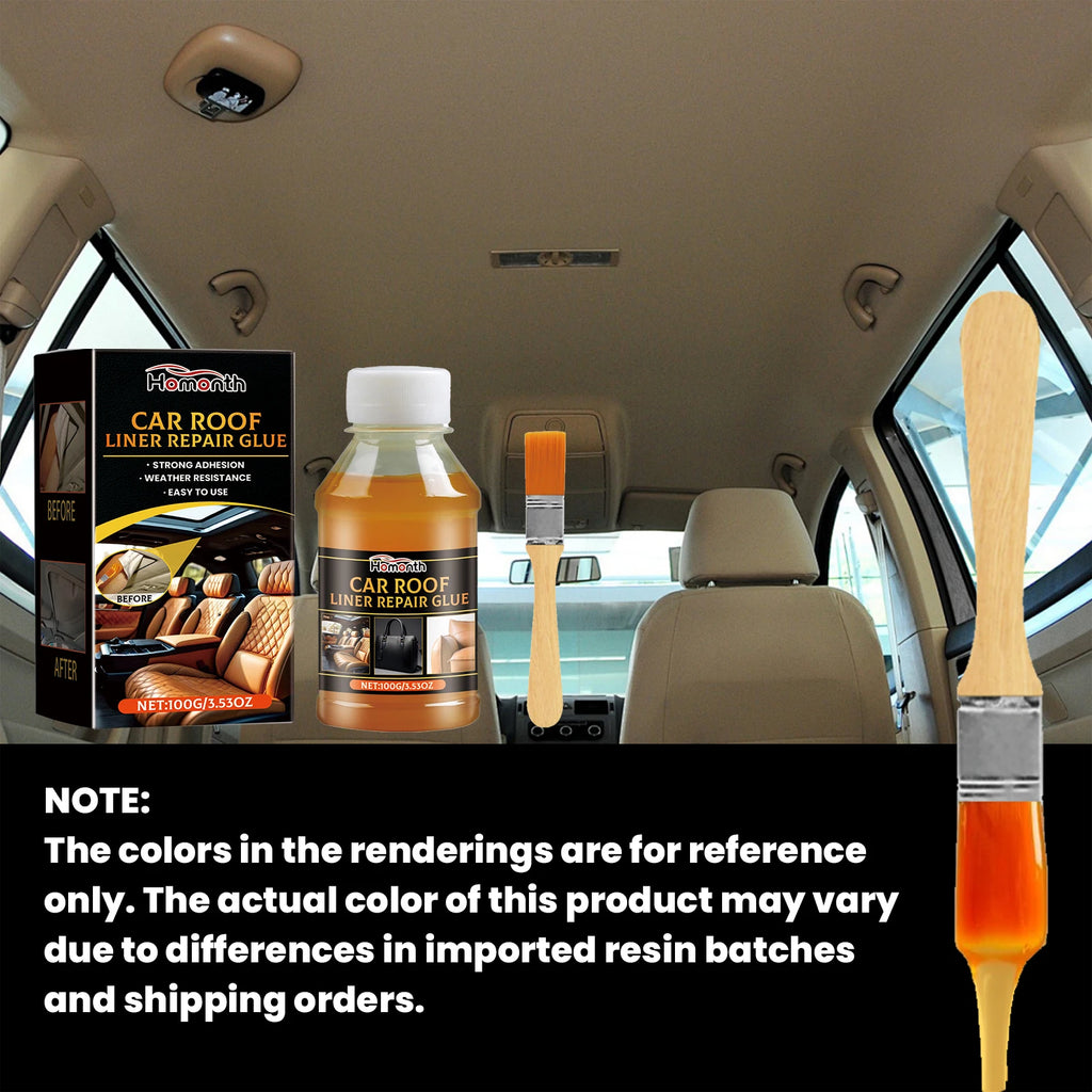 Car Headliner Adhesive Glue High Temperature Resistant Glue for Fabric Foam Fast Drying Strong Bond for Roof Lining Visor 100g