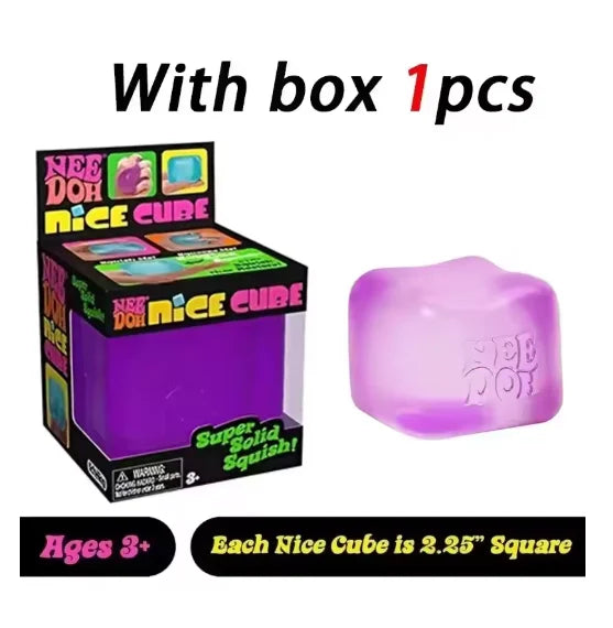 Squishy Square Cheese Squeeze Toys Slow Rebound Push Stress Relief Sensory Toy Soft Butter Cheese Fidget Toy Christmas Present