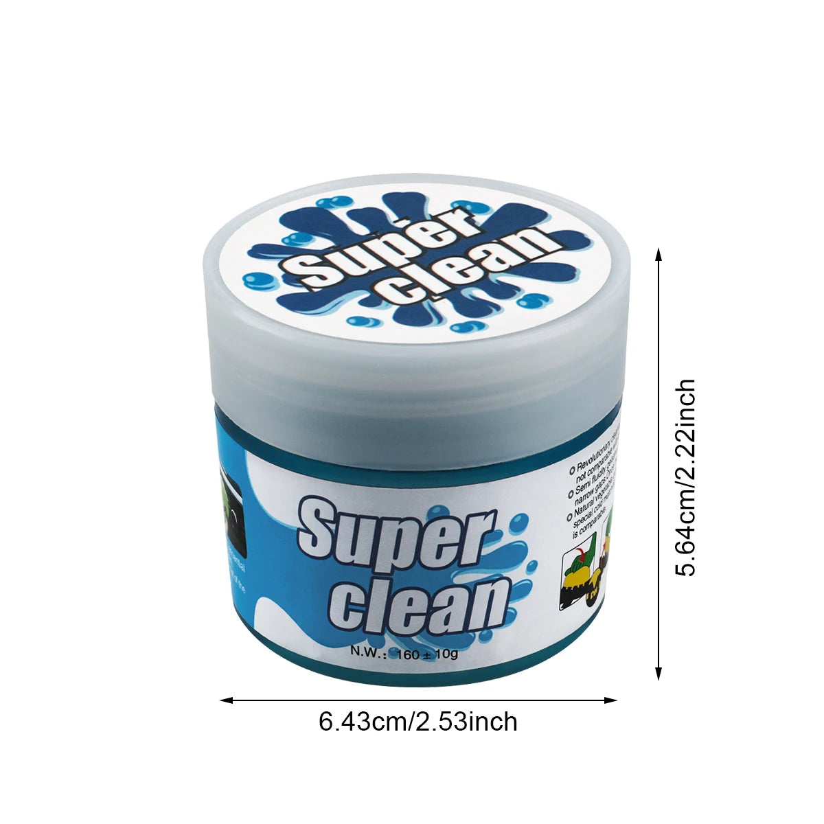 Exhaust dashboard Car cleaning gel Laptop keyboard Magic Car wash interior dust dirt mud seam reusable cleaning slime wash tool