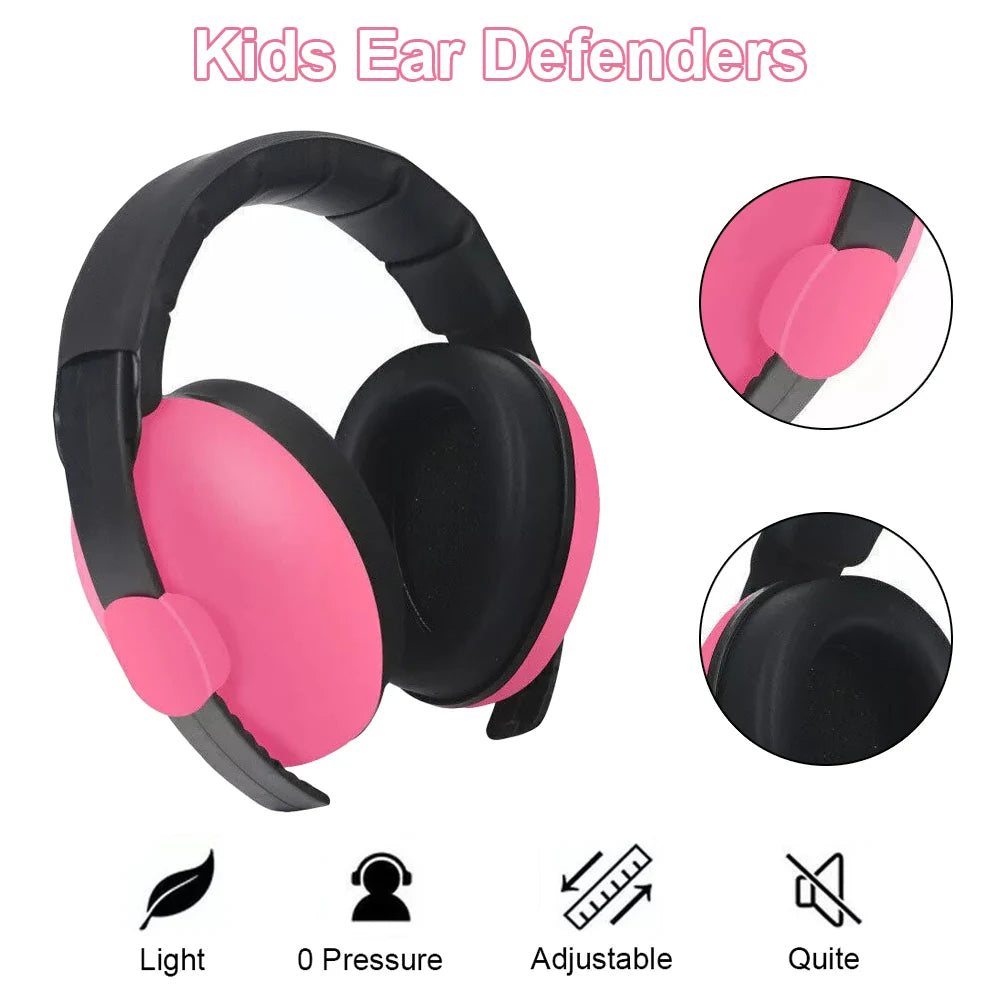 Kids Ear Defenders Child Earmuff Baby Ear Protection Baby Headphones Baby Noise Cancelling Headphones for Ages 0-24 Months