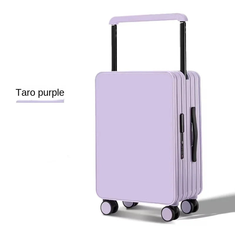 Wide-Handle Luggage Suitcase for Women and Men 20-26 inch Travel Suitcase Cabin Bag Large Capacity Luggage with Smooth Wheels
