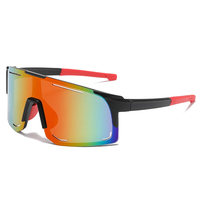 Hiking Square Sports Anti Light Glasses Men Women UV400 Sports Eyeglasses Bicycle Bike Eyewear Road Goggles Wrap Around Shades