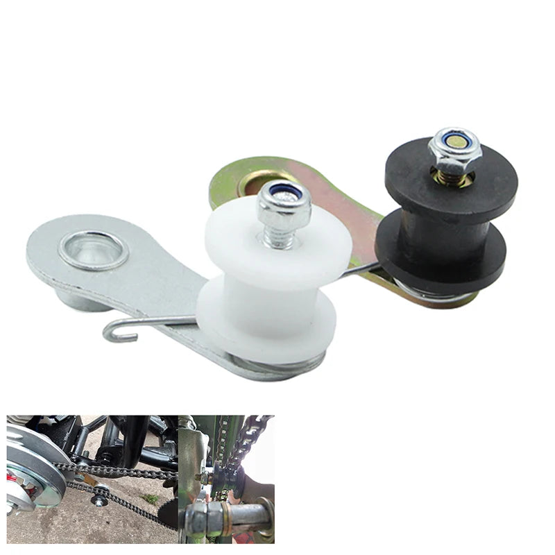 Heavy Duty Chain Roller Tensioner Adjuster With Spring Roller Guide For 110cc 125cc 140cc Dirt Pit Mini Bike Moto ATV Quad Parts