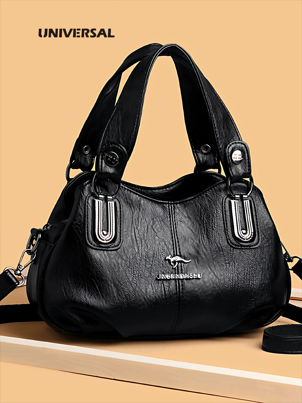 Middle aged women's bag 2026 new large capacity genuine leather shoulder bag, soft leather casual mother bag, cowhide crossbody