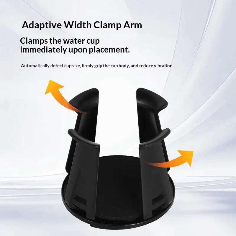 SU 1/2Pcs Car Beverage Holder Adhesive Cup Storage Rack Car Cup Bottle Holder Multifunction Drink Rack Auto Accessories Black