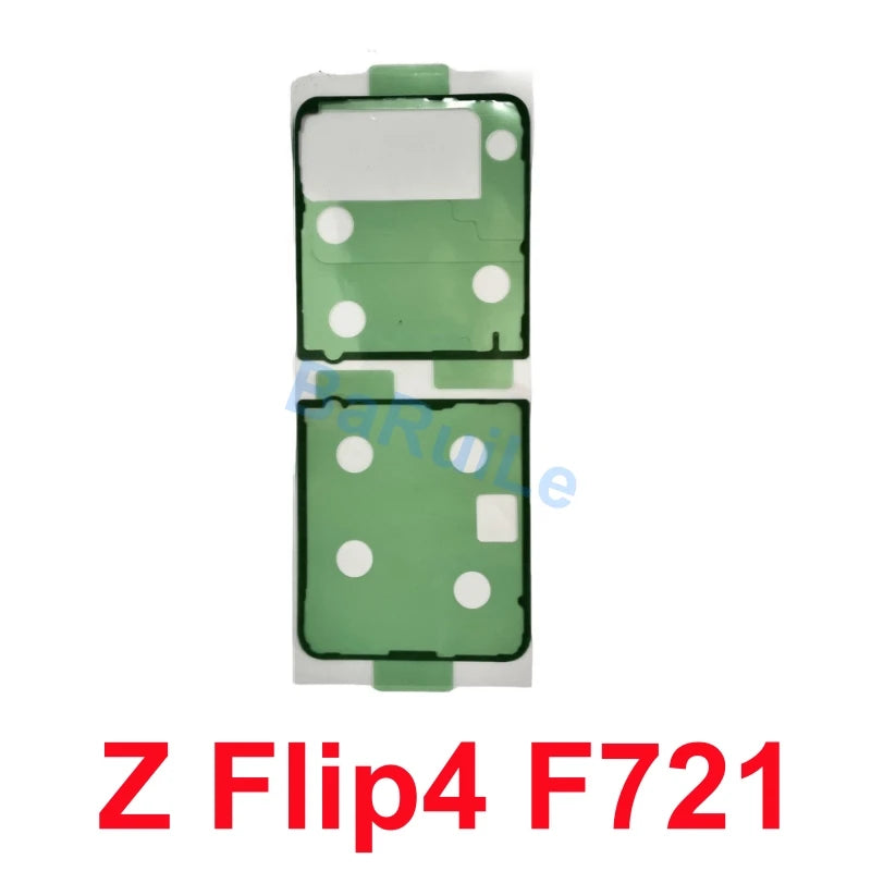 BaRuiLe 2pcs Waterproof Adhesive Sticker for Samsung Z Flip 3 4 Fold 3 4 5 6 F936 F721 F711 Back Battery Cover Door Tape