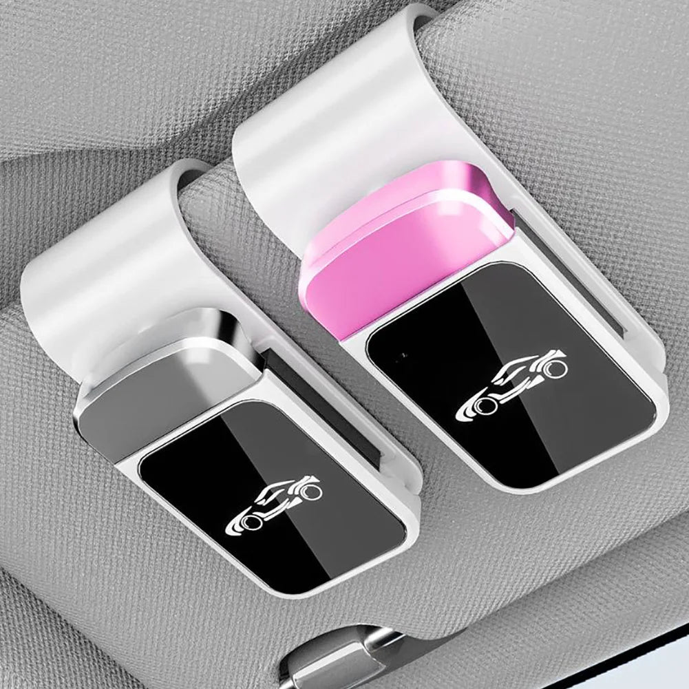 Car-Mounted Eyeglass Holder Multi-Functional Sunshade Board Storage Clip Sunglasses Frame Interior Decoration Accessories