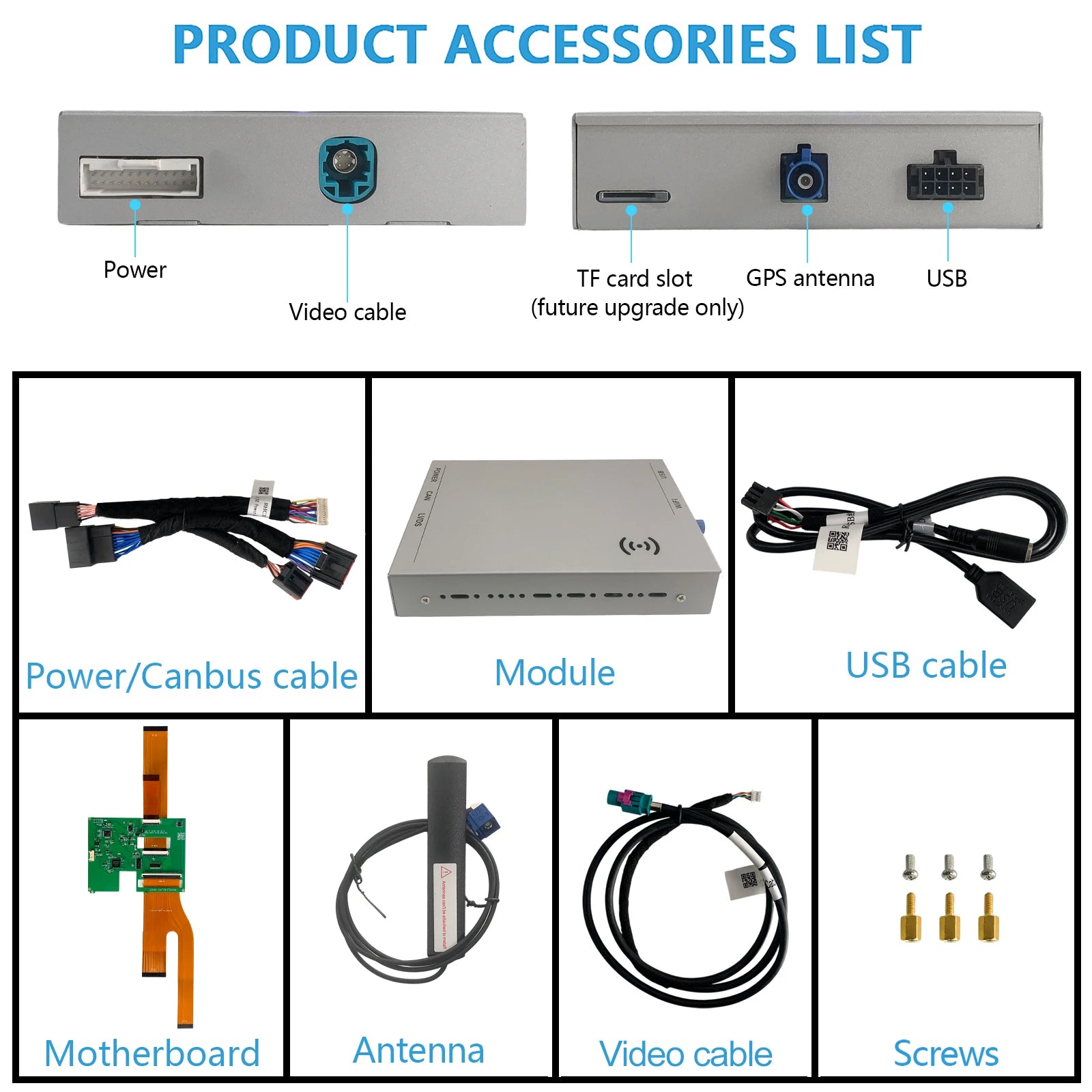 Wireless CarPlay & Android Auto Interface for Land Rover LR4 Discovery4 Range Rover Sport 2010-2012, Only Fit OEM DENSO Unit