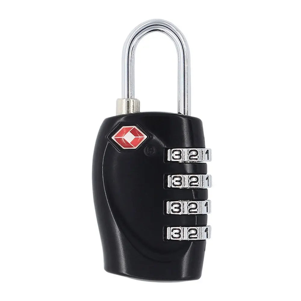Small Padlock TSA Customs Lock Cable Luggage Lock Anti-Theft Combination Lock High Security Waterproof Steel Cable Padlock