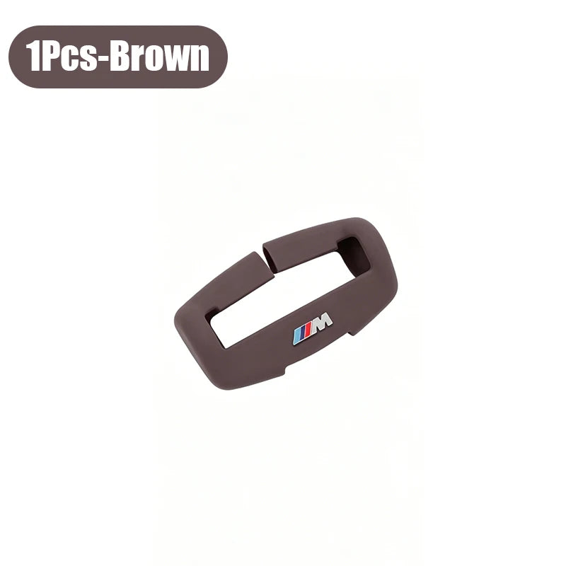 Car Seat Belt Buckle Silicone Protective Cover / Anti-Scratch Sleeve Stickers For BMW G80 G06 G07 G42 G14 G15 G16 F82 F20 F21 F8