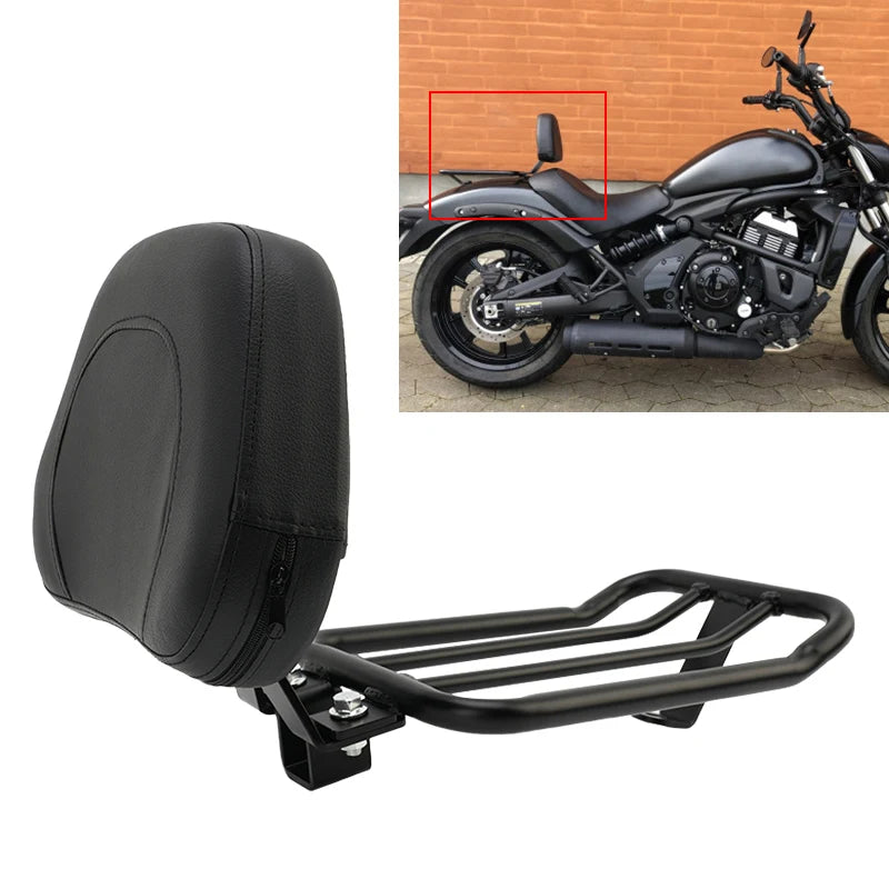 Motorcycle Accessories Passenger Backrest Sissy Bar Luggage Rack For Kawasaki Vulcan S VN EN 650 VN650 EN650 2015-2023