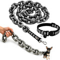 Fake Chain Dog Leash, Giant Chain Leash for Small Dog Funny, Big Chain Dog Leash Funny, Plastic Imitating Iron Chains