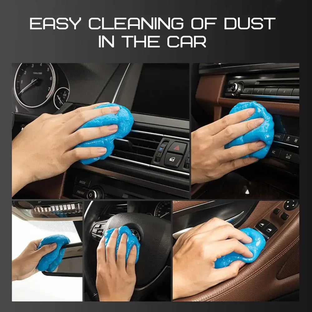 Car Cleaning Gel Slime Magic Mud Auto Interior Computer Keyboard Dirt Clean Dust Remover Gel Car Wash Interior Cleaning Tools