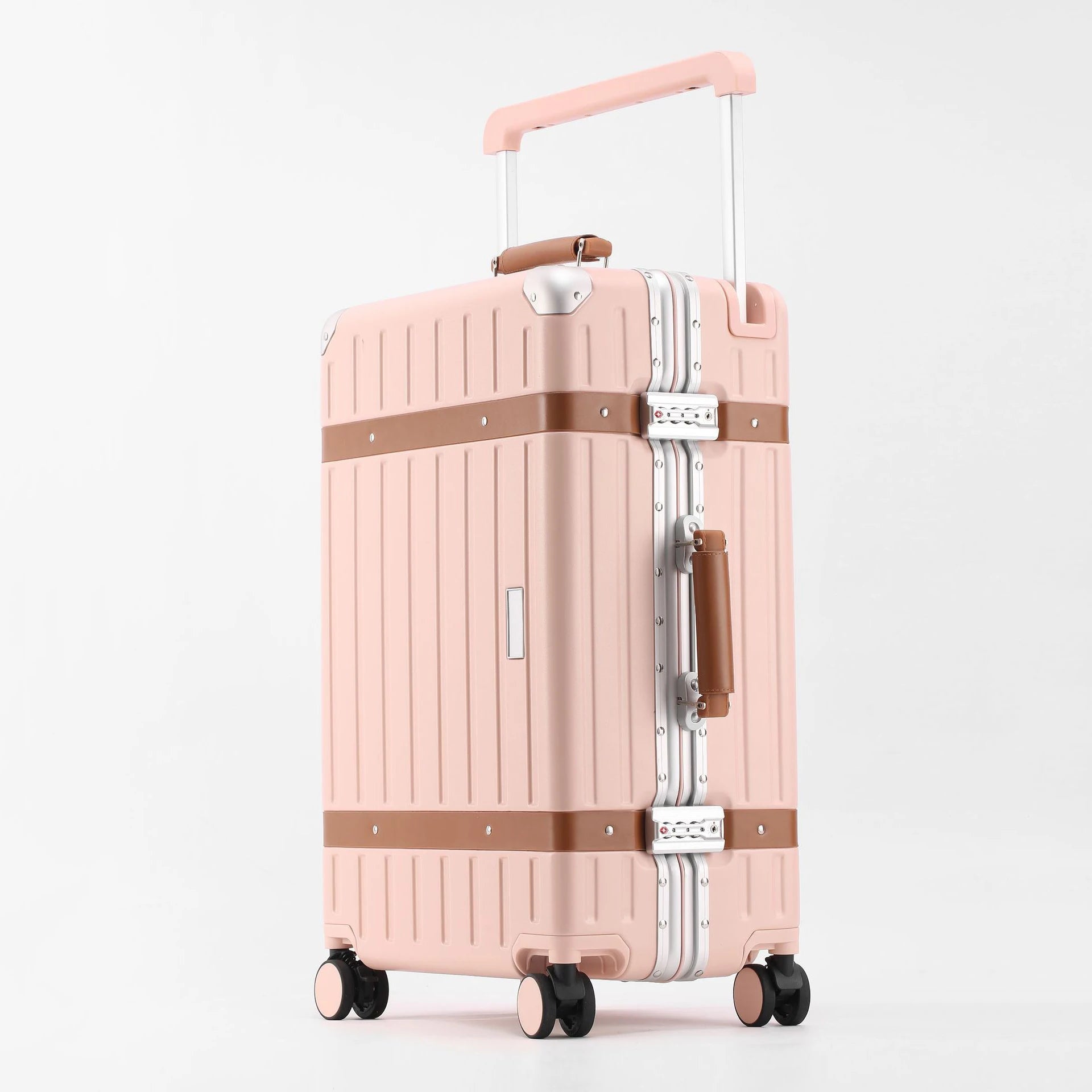 KLQDZMS Travel Luggage High Quality 20 Inch Boarding Box Aluminum Frame Trolley Case 24"26"ABS+PC Password Box Cabin Suitcase