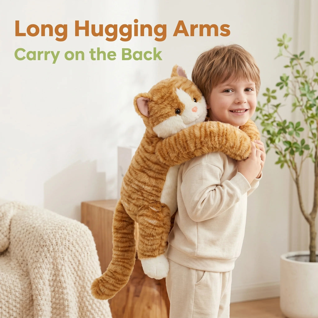 50/60/65cm Long Arm Stuffed Animal Arm Weighted Soft Plush Pillow Raccoon Koala Bear Sloth  Dinosaur Gift for Boys and Girls