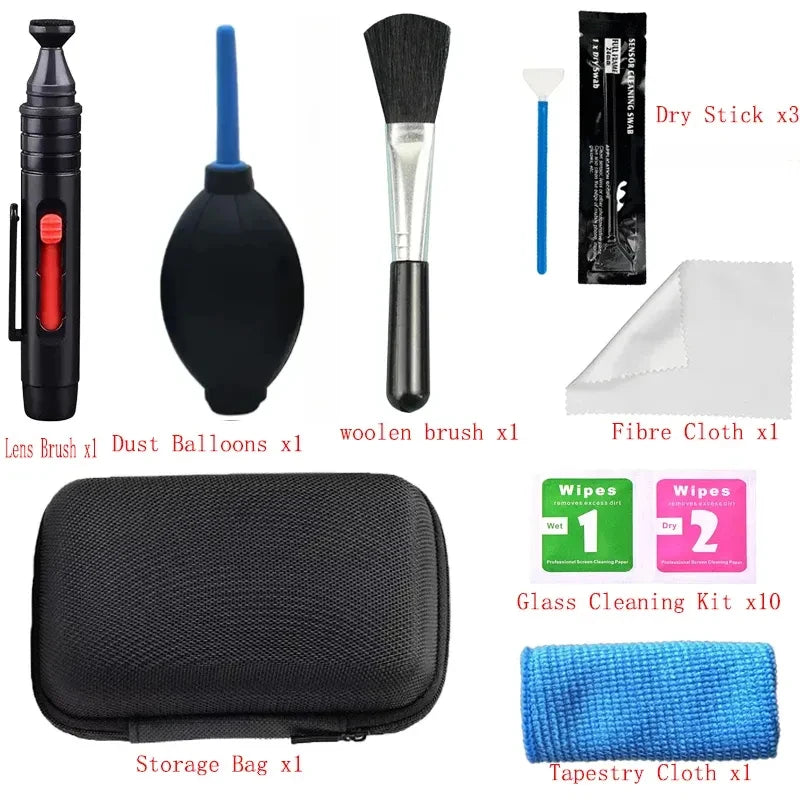 Air Blower Cleaning Kit, Multi-use Tools for SLR Digital Camera, Laptop Screen Keyboard, Optical & Electronic Device Maintenance