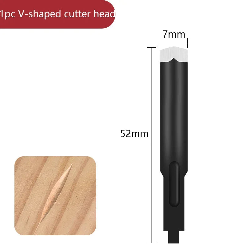 Woodworking Engraving Machine Electric Carving Knife Small Carved Diy Electrical Tools For Root Carving Carpentry Carving Head