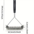 Premium Stainless Steel BBQ Grill Cleaning Brush - Durable, Rust-Resistant, Ergonomic Y-Shape for Deep Cleaning - Non-Stick