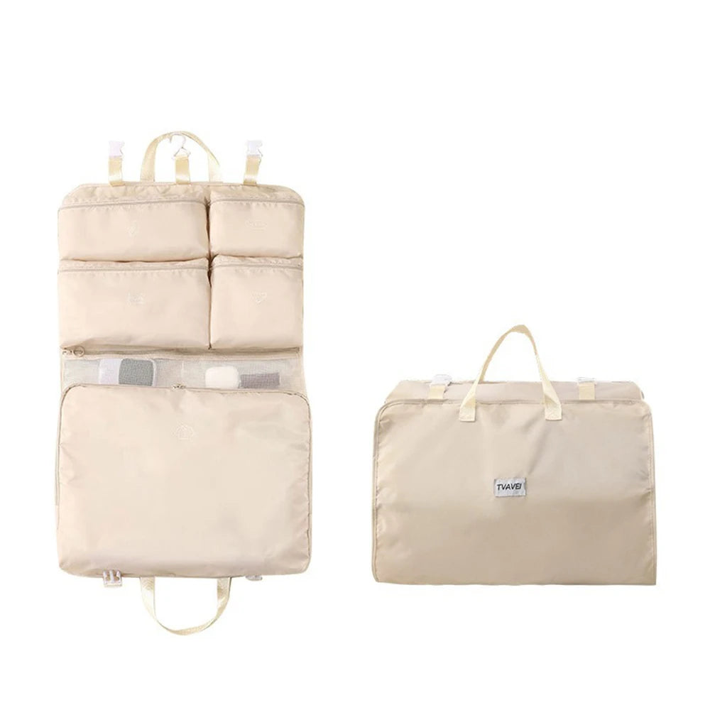 6-in-1 Folding Travel Storage Bag, Portable Luggage Organizer, Multifunctional Clothing Sorting Bag, Travel Bag Hanging bag