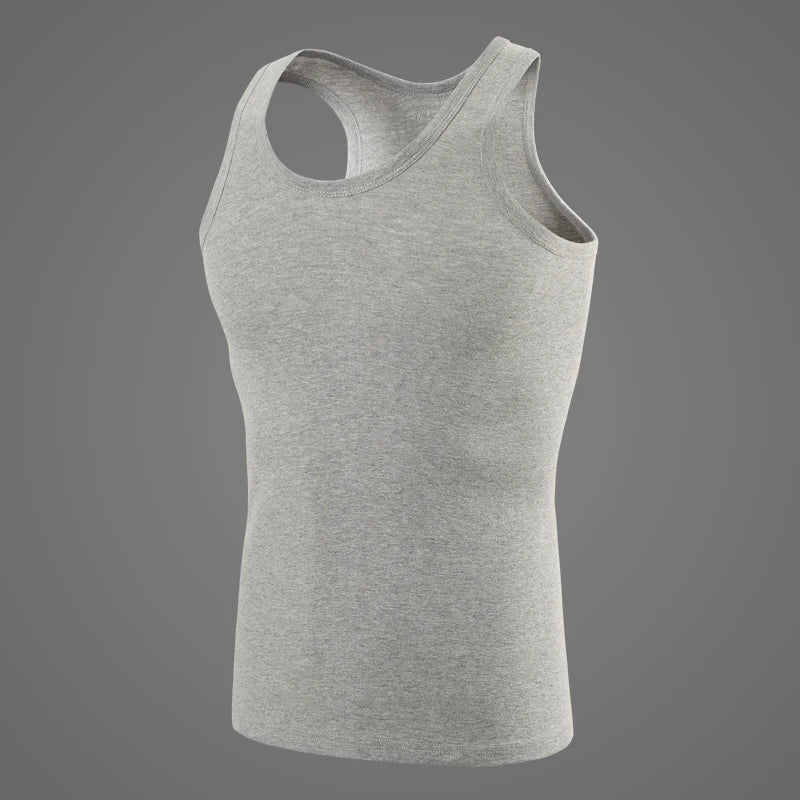 3/5-Piece Men's Narrow Shoulder Vest For Summer Sports Comfortable Simple Solid Color Fashionable Top Home Multifunctional