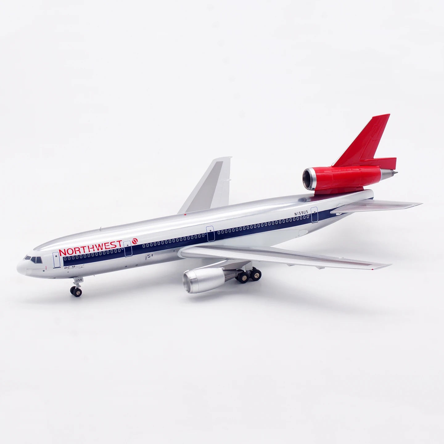 B-104-NW-159P Alloy Collectible Plane B-Models 1:200 Northwest Airlines McDonnell Douglas DC-10-40 Diecast Aircraft Model N159US