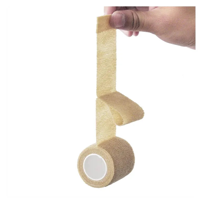 1-15pcs 2.5/5/7.5/10cm*4.8m Gauze Bandage Self-adhesive Breathable Elastic Bandages Sports Fixing Finger Wrist Leg Baby Care