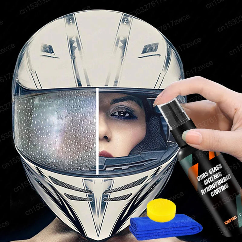 Motorcycle Helmet Water Repellent Spray Anti Rain Coating For Car Glass Hydrophobic Anti-rain Car Windshield Mirror Polish Kit