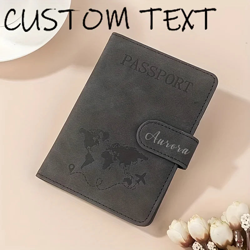 Personalized Name Passport Covers, Passport Holders, Wedding Gifts for Bridesmaids and Groomsmen, Passport Wallets