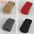 Universal Car Auto Sun Visor Eyeglass Hanger Clip Leather Glasses Holder Magnetic Multi-Function Automobile Accessories Storage