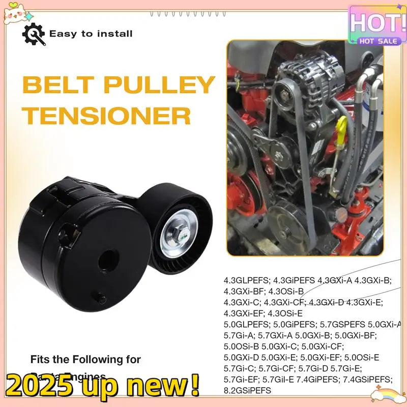 Superior-3860079 Tensioner Belt Pulley For Volvo Penta 4.3L 5.0L 5.7L 7.4L 8.2L W/Serpentine Belt