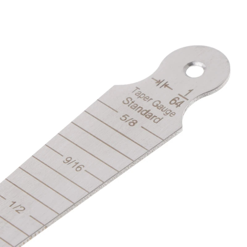 1-15mm Stainless Steel Taper Gauge Feeler for Gap Hole Measuring Tool Feeler Hole for Gap Taper Aperture Scale