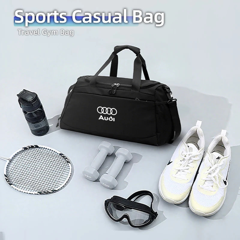 Car Logo Fitness Enthusiast Organiser Travel Storage Bag Tools Box For Audi A1 A3 A4 A5 A6 A7 A8 Q2 Q3 Q5 Q7 Q8 Quattro S7 S8 S3