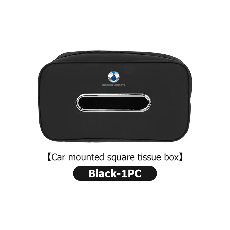 For Denza Car Tissue Holder Dashboard Backseat Paper Bag Handkerchief Box X N7 N8 D9 2018-2022
