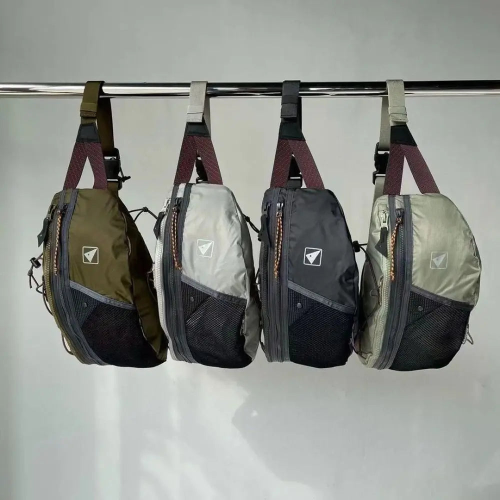 Unisex Large Capacity Crossbody Bag Large Storage Stylish Design Shoulder Backpack Multifunctional Fanny Pack Outdoor Travel