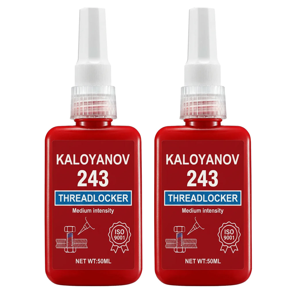 243 Threadlocker Glue Medium Strength Anaerobic Sealant Anti-Loosening Screw Adhesive for Automotive Bolts Nuts Repair 50ml