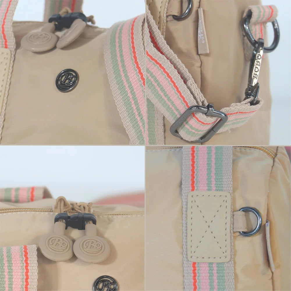 Women's Fashion Crossbody Bag, Nylon Material Small Handbag Fabric Bag, Large Capacity Messenger Bag.