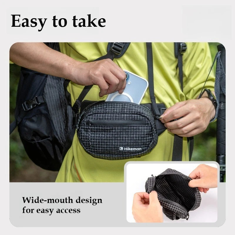 Dyneema Organizer Bag Outdoor Waterproof EDC Tool Storage Pouch Waist Pack Multifunctional for Camping Hiking Tactical Gear
