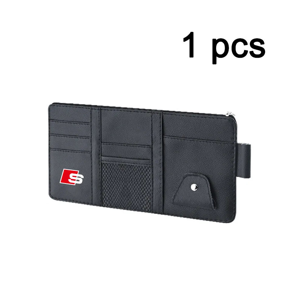 High-end car sun visor storage,large capacity,interior storage,car accessories,for Audi S S4 S5 S6