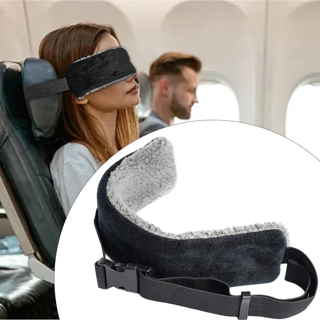 1Pcs Head Support Strap Adjustable Travel Pillow Strap Airplanes Neck Support Band Portable Cars Seat Sleep Aid Head Fixed Strap