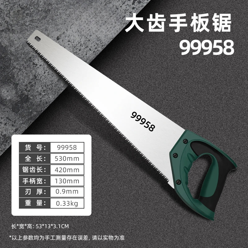 Universal Steel Woodcutting Handsaw 420/445/450mm Serration Long Timber Saw For Wood Cutting Hand Tool