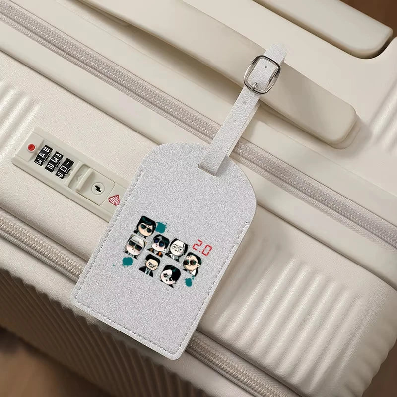 Personalized  Arirang 2.0 World Tour 2026 PU Luggage Tag, Durable Travel Bag ID Label, Perfect Kpop Fan Gift