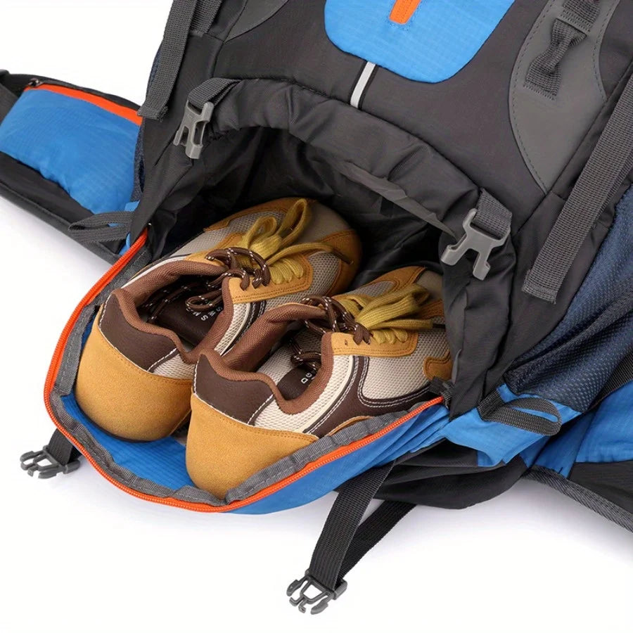 2026 Camping Hiking Backpacks 70L Big Outdoor Bag Backpack Nylon Men Climbing Rucksacks Sport Travel Bag Men Backpack