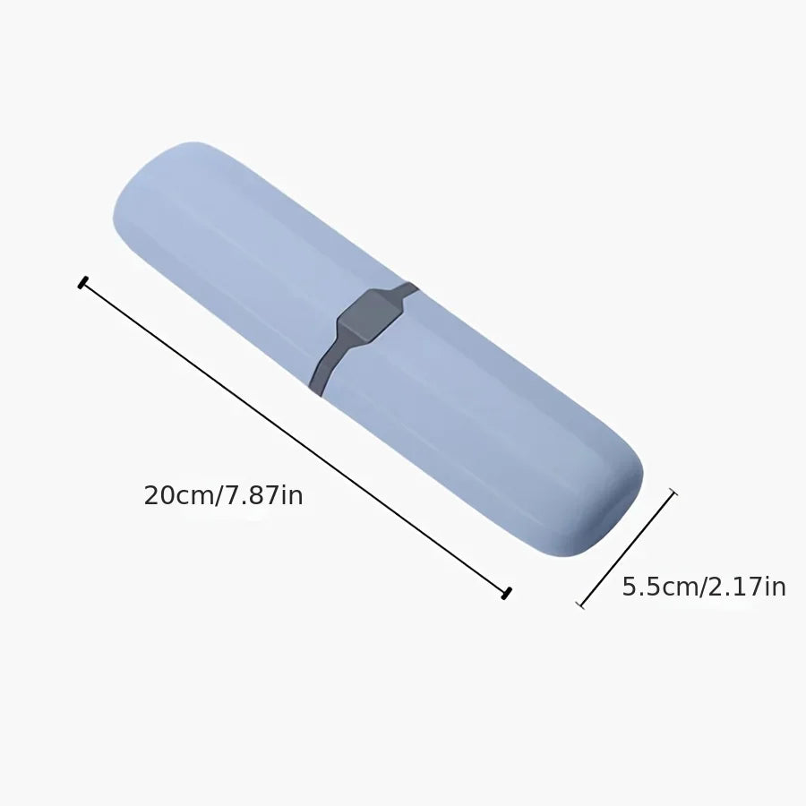 1pc toothbrush travel case Home Portable Toothbrush Box: Travel-Ready Toothpaste Storage Box for Essentials on the Go