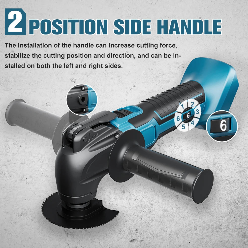 Synxiter Oscillating Multi Tools For Makita 18V Battery 6 Gears Electric Cutting Wood Speed Trimmer Saw Renovation Power Machine