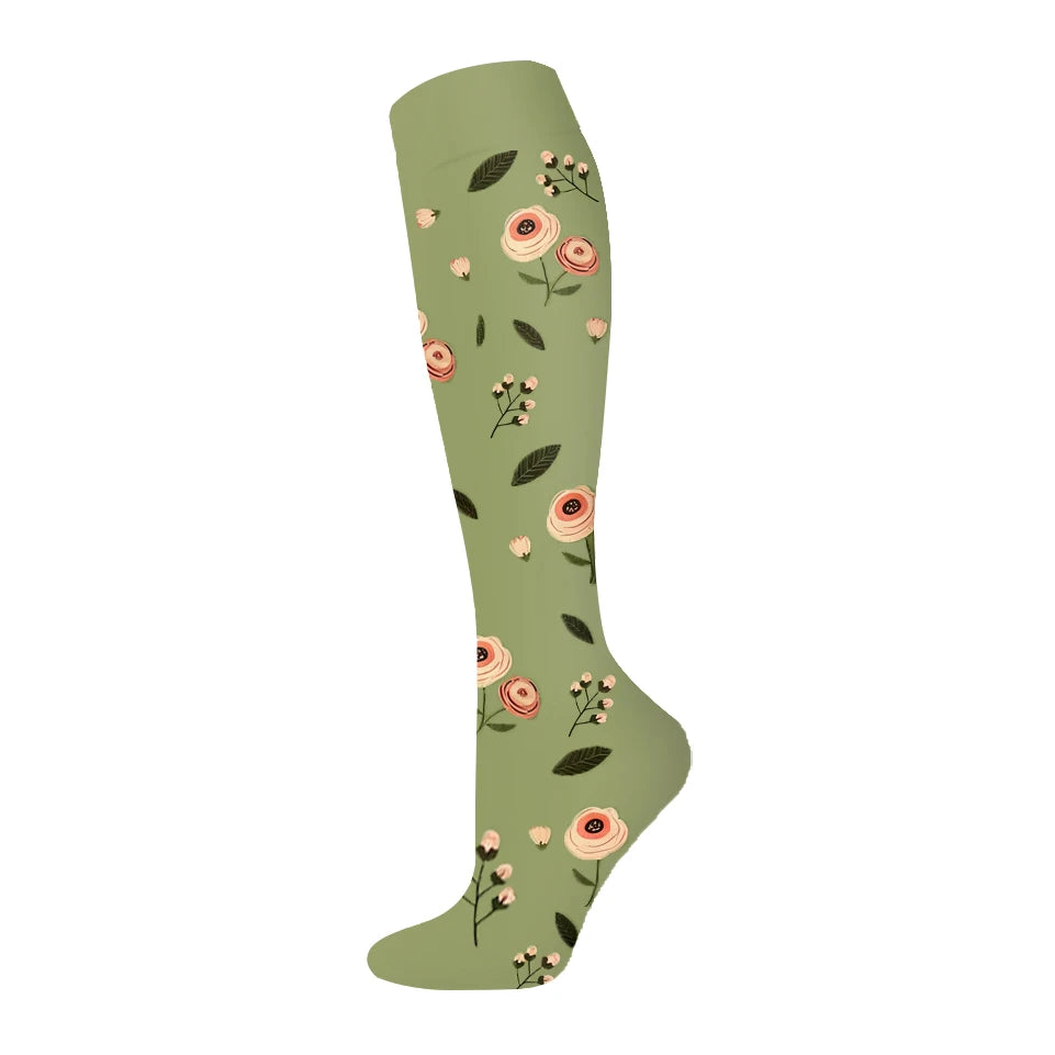 Men Women Compression Sock for Leggings Breathable Running Pressure Soccer Adult Edition Network Pressure Nurse Socks