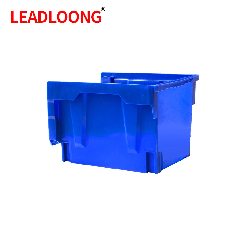 LEADLOONG V5 Combinable Storage Box 6pcs 10.8*8.4*7in/27.6*21.3*18cm Adjustable Bin Suitable For Warehouse School Garage Office