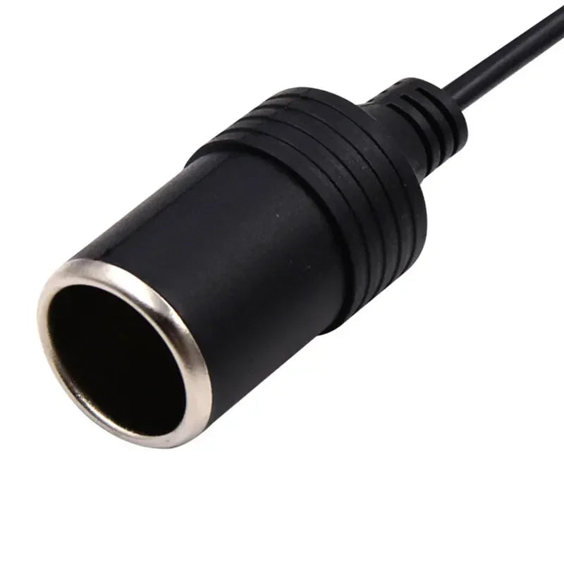 Universal Car Cigarette Lighter Socket Adapter Wired 5V USB To 12V Male To Female Converter Plug Auto Accessory for Vehicle