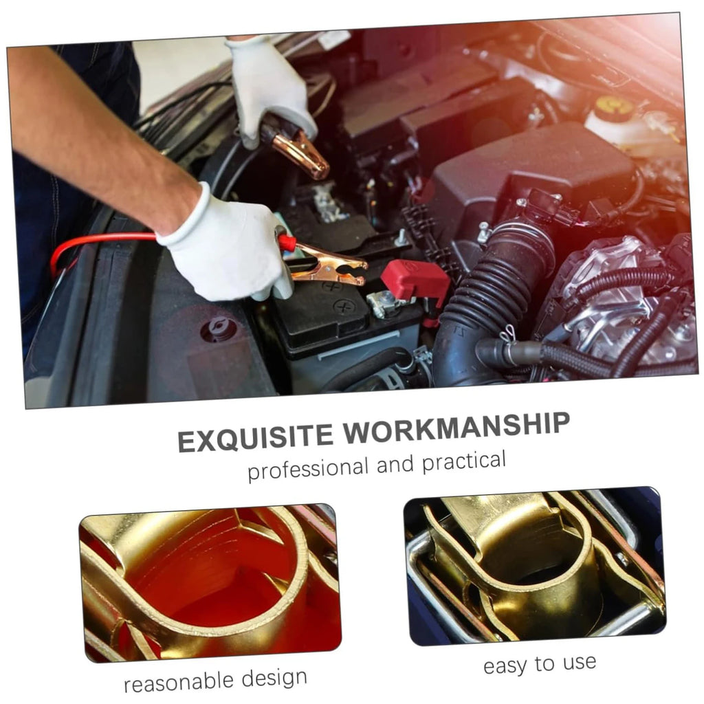 Car Battery Terminal Connector 12V 24V Adjust Disconnect Cover Quick Release Toolless Battery Connector Clamps